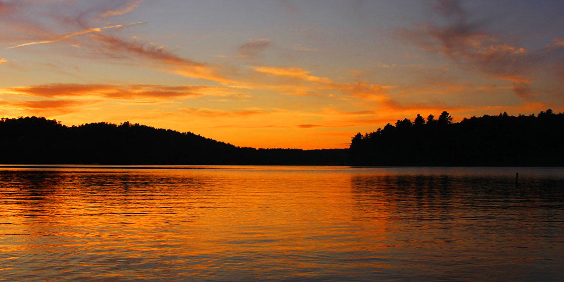Jordan Lake Sunset